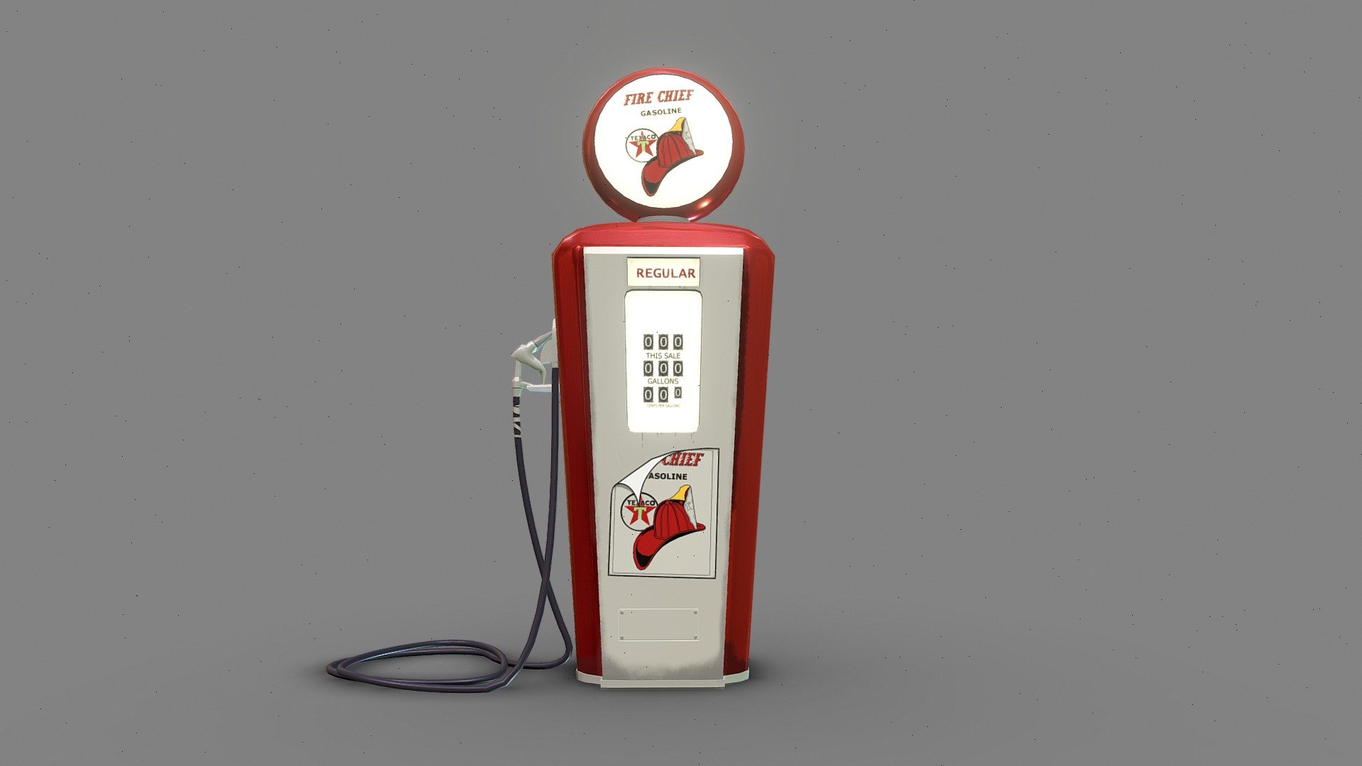 Gas Pump - Download Free 3D model by Yann2Bis [a63a93f] - Sketchfab