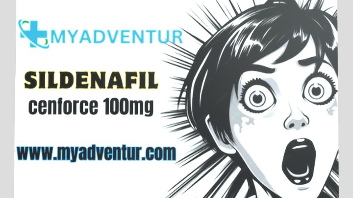 Buy Cenforce 100 mg (Sildenafil)-myadventur.com 3D Model