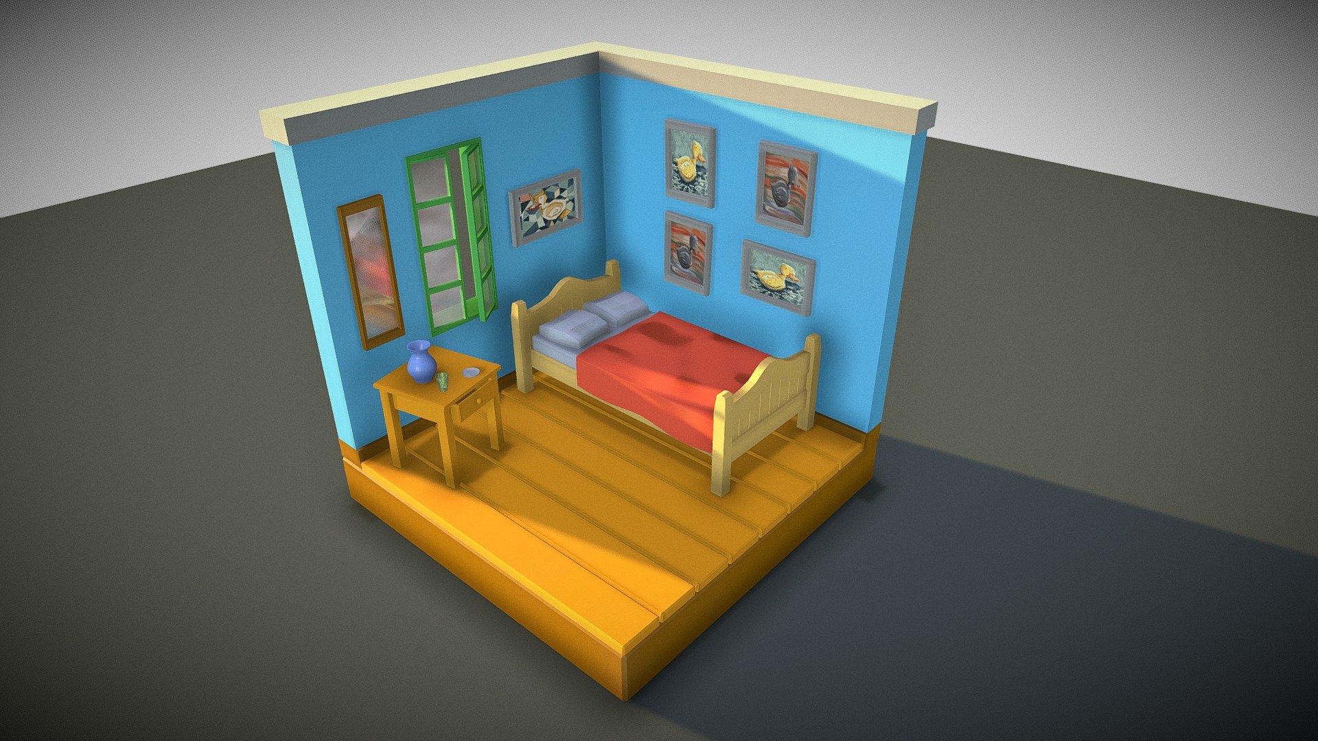 The Duck Room 3D model by ladvic [a63ab46] Sketchfab