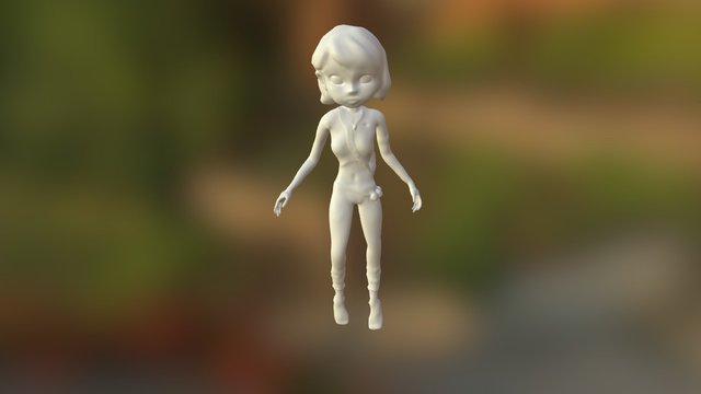 Jane Pitcher: young Mother Earth 3D Model