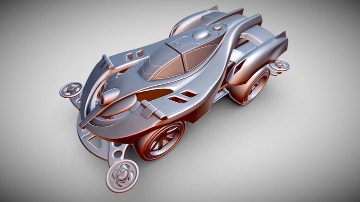 Scan 2 Go Cars "Shiro" 3D Model
