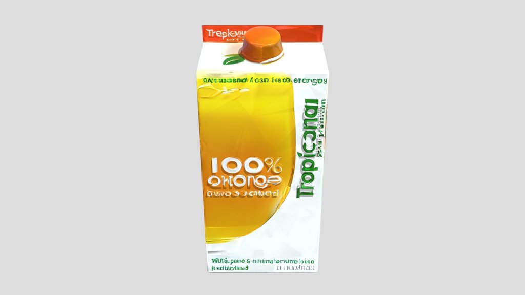 Tropicana orange juice carton