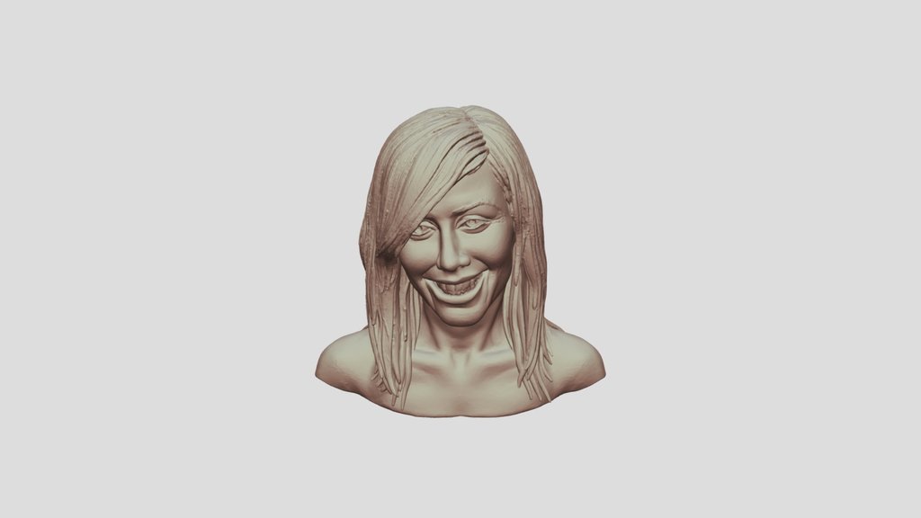 Smiling Portrait with Blonde Hair
