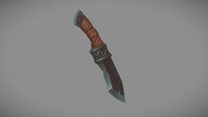 Magnus's Knife (Becca Hallstedt fan art) 3D Model