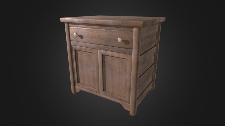 Old Simple Drawer – Kostenloses 3D-Modell STL