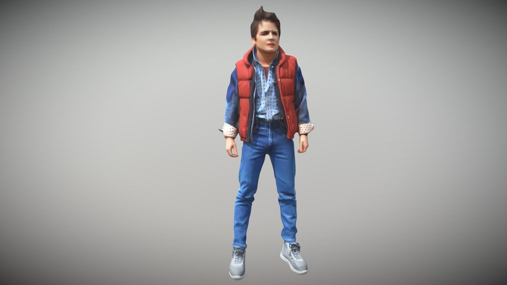 Marty McFly — Back to the Future 3D Character