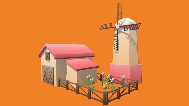 Granja 3D Model