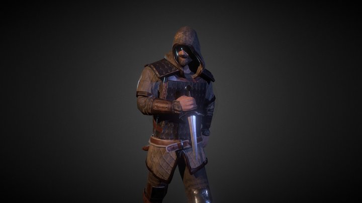 Assassin Pose 3D Model