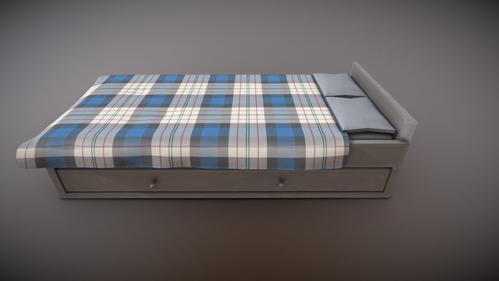 Bed I Кровать 3D Model