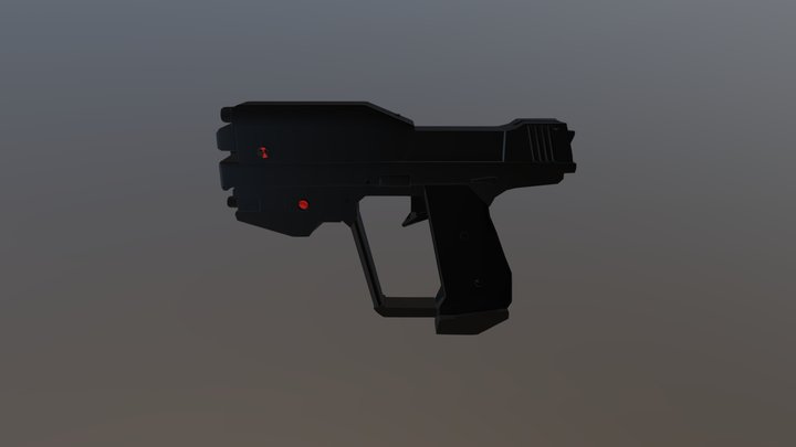 Halo M6G Magnum 3D Model