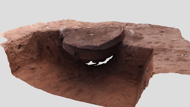 Collared urn 3D Model