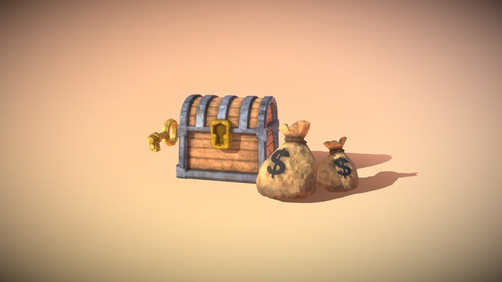 Treasure Pack 3D Model