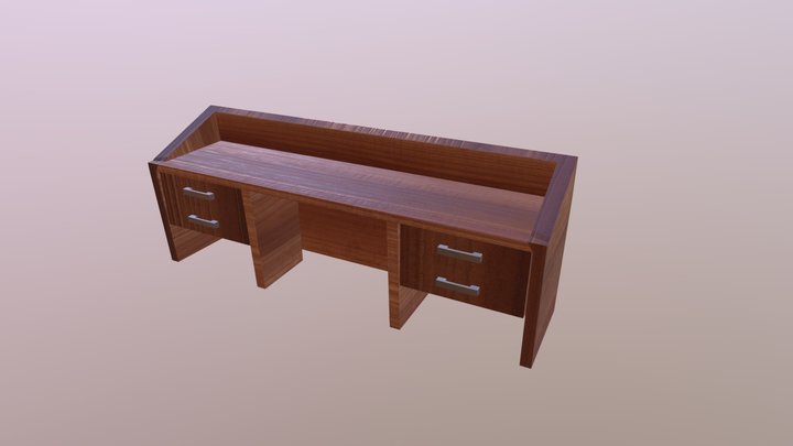 Desk 3D Model