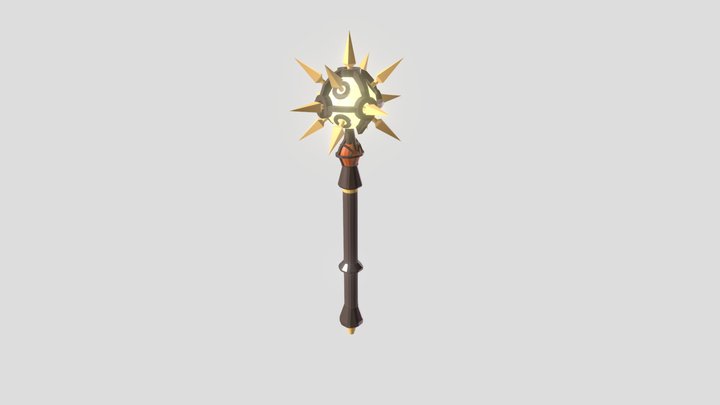 Low-poly Blood of Lethander 3D Model