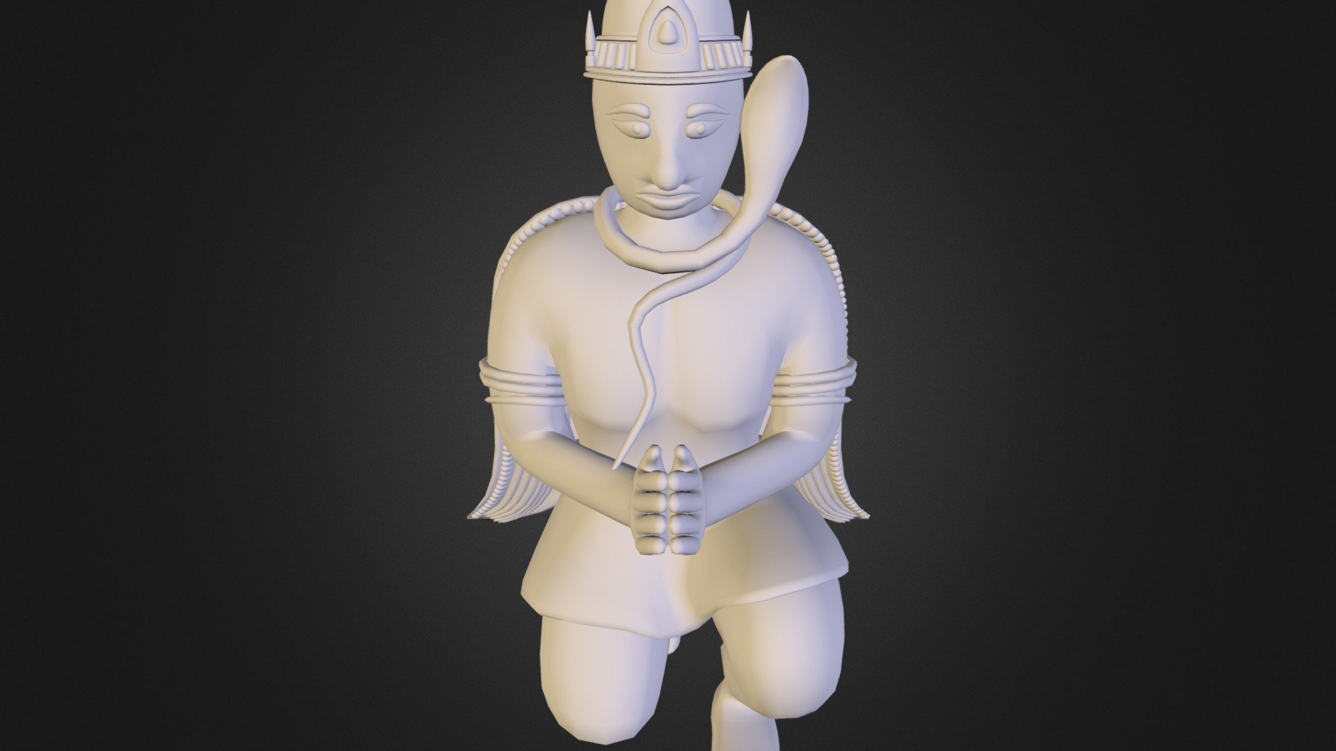Sculpture_ Garud - 3D model by nikhilrawat [a640214] - Sketchfab