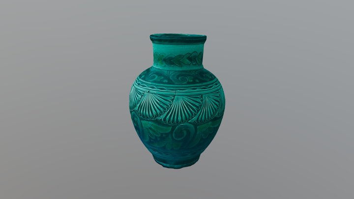 Moroccan Vase 2 3D Model