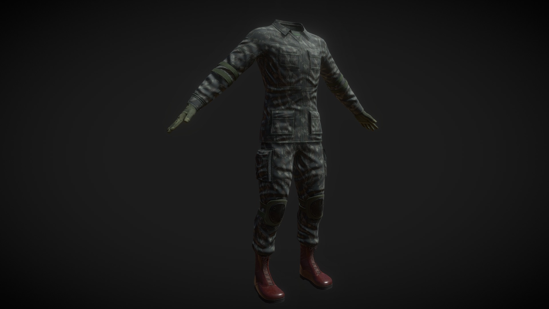 3D model Farda EB v0.2 - This is a 3D model of the Farda EB v0.2. The 3D model is about a person wearing a garment.
