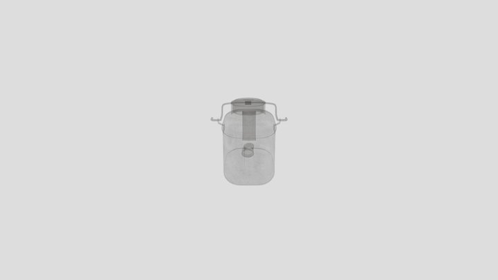 Vintage Railroad Engineer Can Corroded – Free 3D Model STL