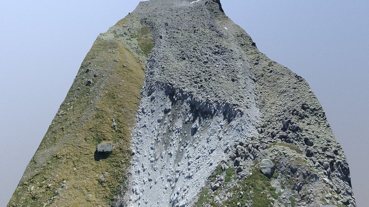 Tsarmine Rock Glacier, Valais Alps, Switzerland 3D Model