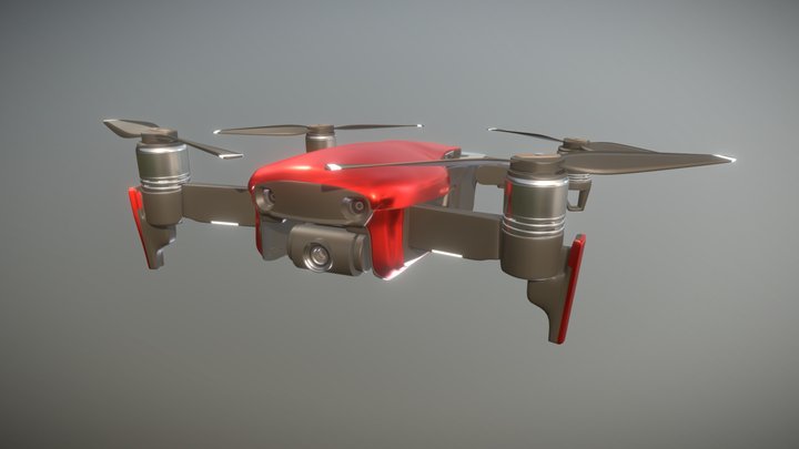 Drones - DJI Mavic Air 3D Model