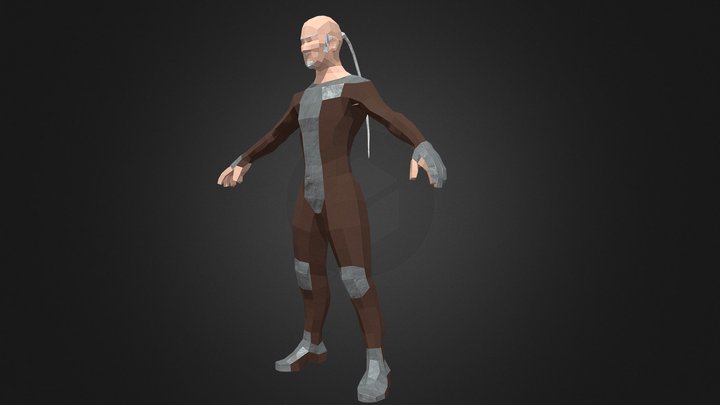 Male Ninja 3D Model