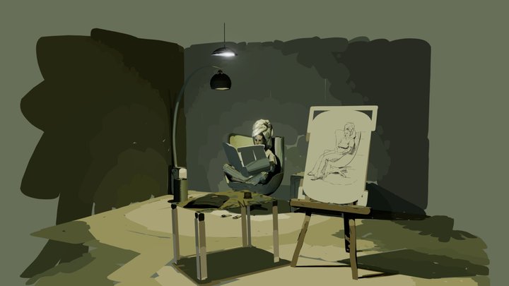 Model's Break 3D Model