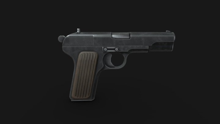 TT-33 Pistol 3D Model