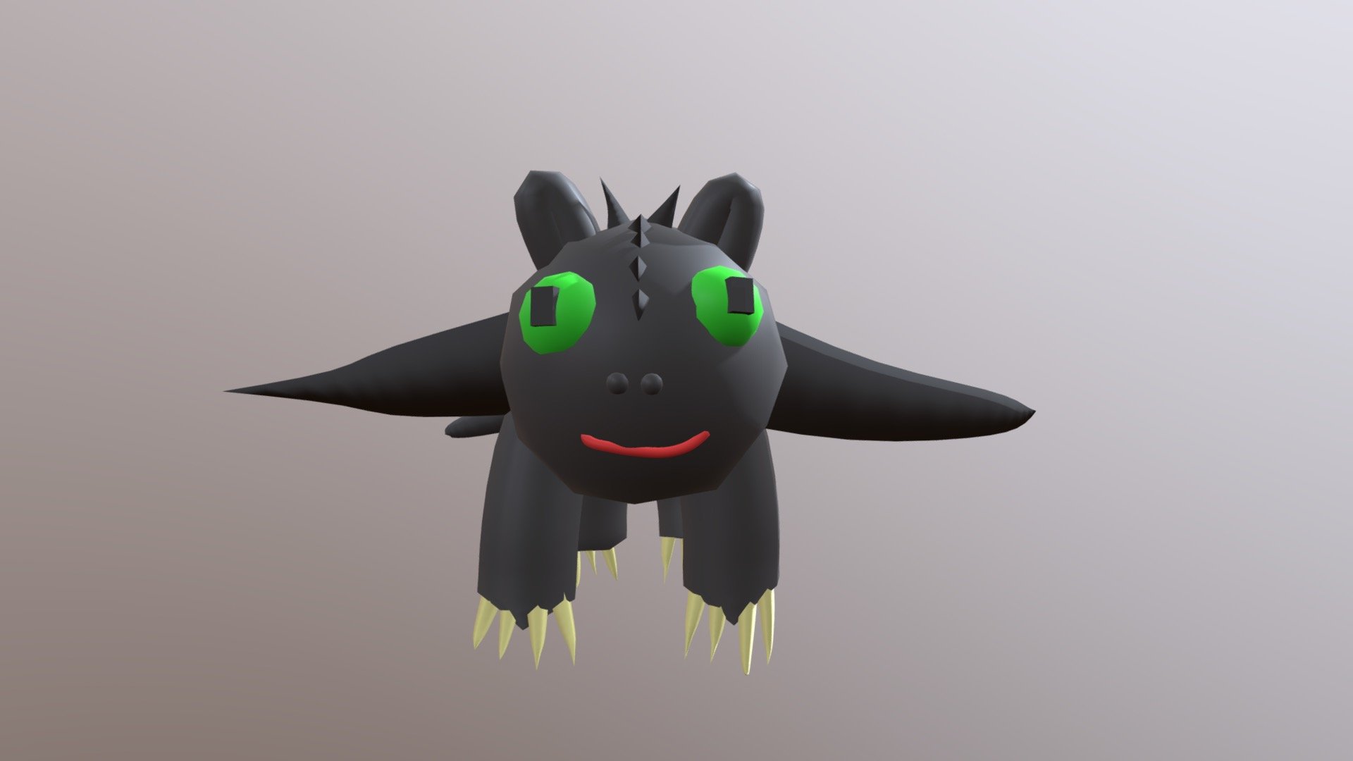 Toothless from How to Train Your Dragon