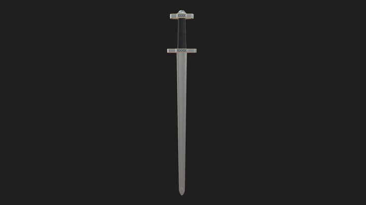 Spatha Sword Material 2 3D Model