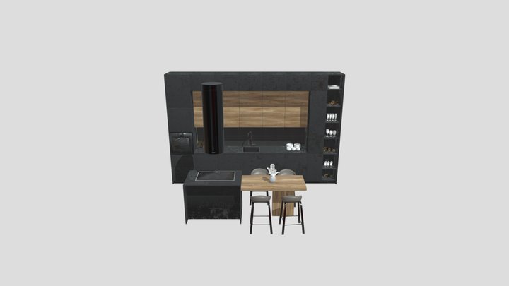 Kitchen Modern C – Free 3D Model STL