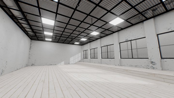 Abandoned VR Gallery 3D Model