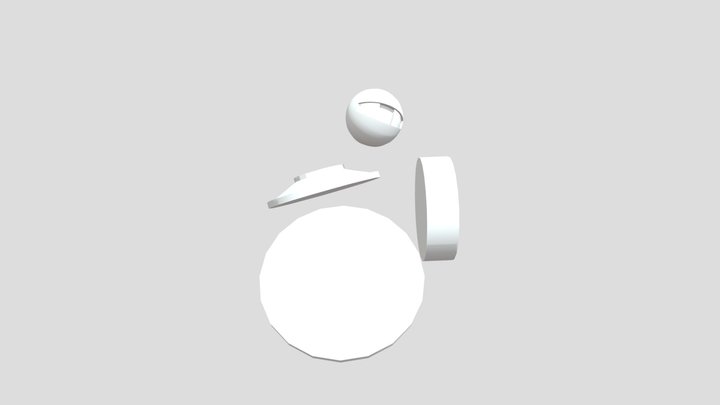 Floating Statue PROJECT 3D Model