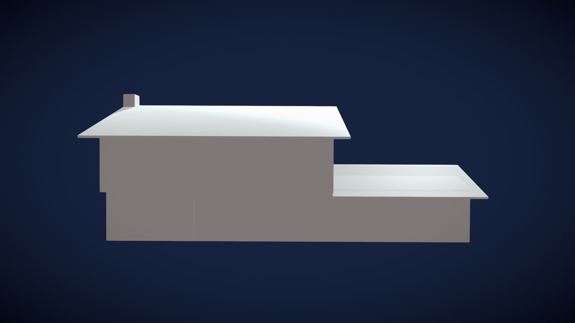 Low poly House CAD