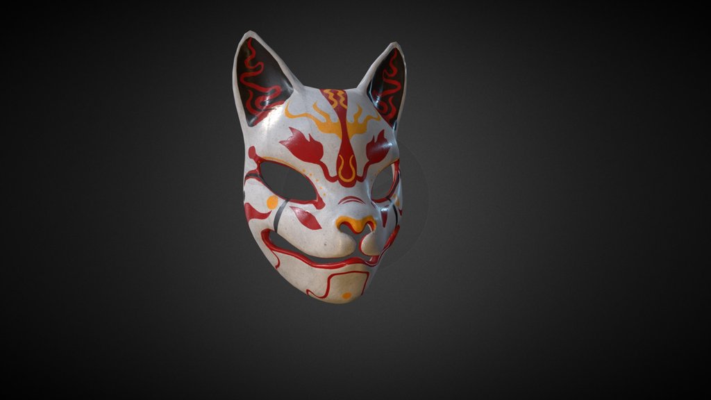 Ultimate Japanese Fox Mask 02 (Kitsune)