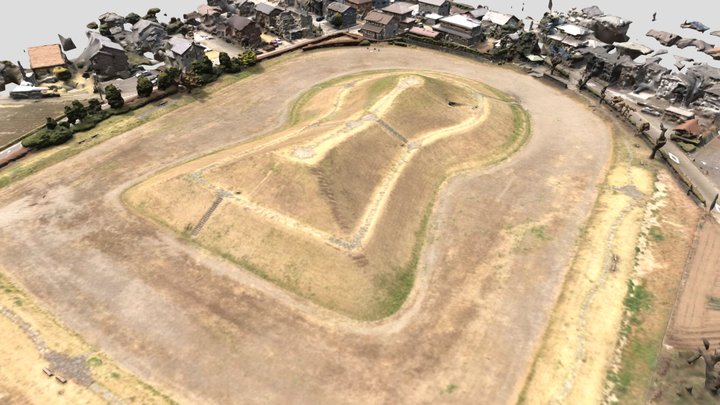 綿貫観音山古墳 3D Model