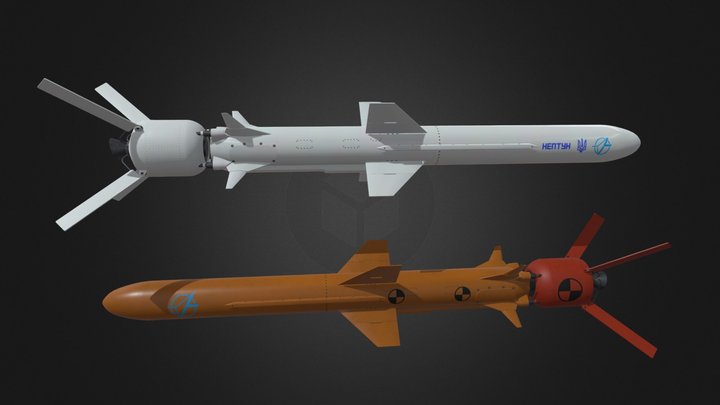 R-360 "Neptune" anti-ship cruise missile 3D Model