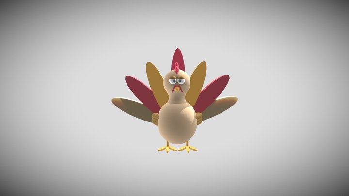 AR Thanksgiving Turkey 3D Model
