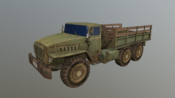 Offroad Truck 3D Model