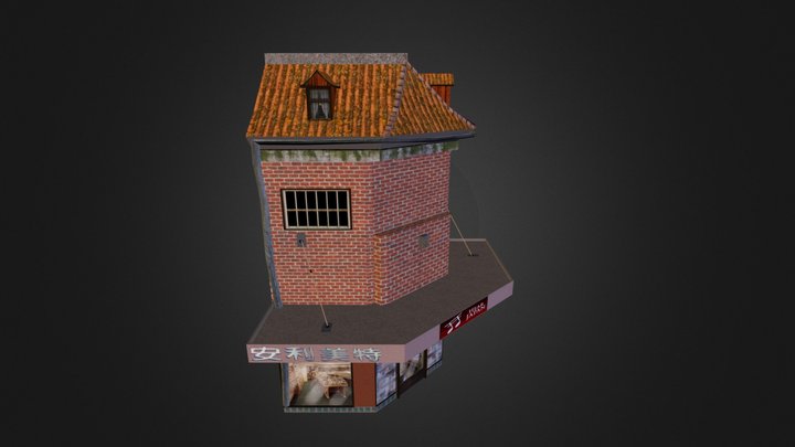 Record Store (exam 3D) 3D Model