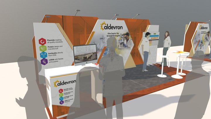 Aldevron Exhibit Configurations 3D Model
