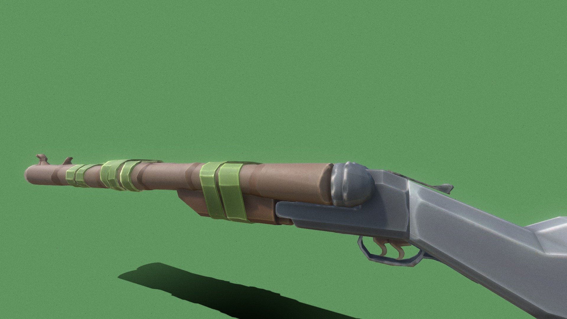 Low Poly Stylized Botanic Shotgun - Buy Royalty Free 3D model by ...