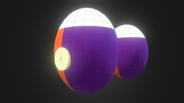 Alien Eggs Arachnipien 3D Model