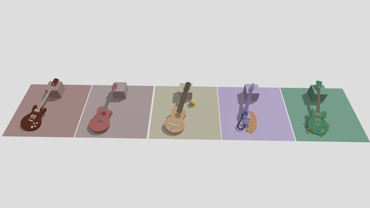 XYZ Домашняя работа [ Покраска ] 3D Model