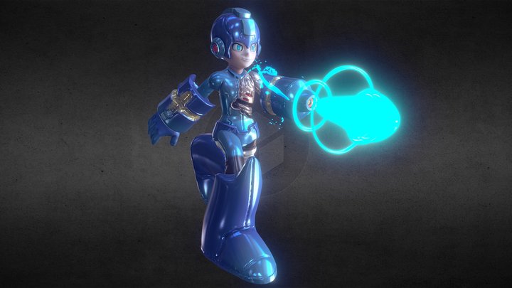 Mega Man 3D Model
