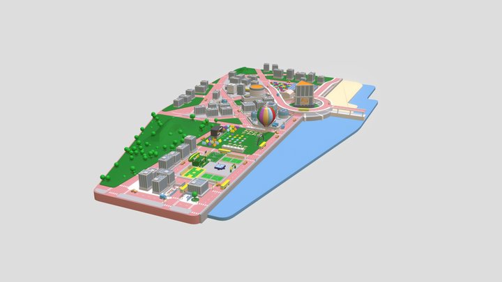 Ciudad Azteca Play 3D Model