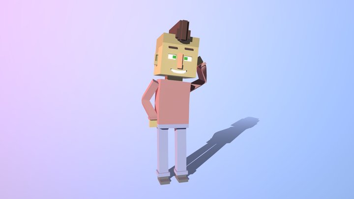VRW_Character_Wave 3D Model