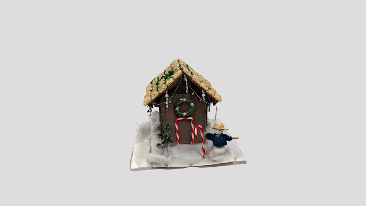gingerbread house 4 3D Model