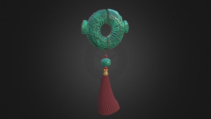 Jade Decoration 3D Model