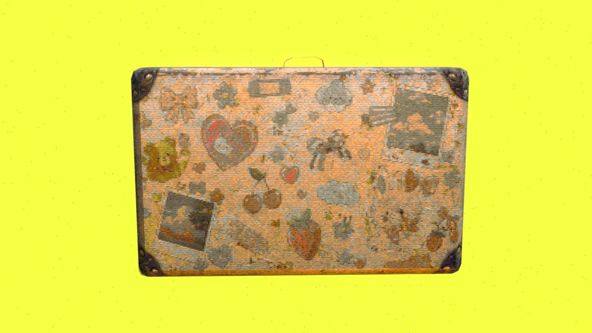 (PSX) - Old Suitcase - 3D model by Kasujin [a653a8e] - Sketchfab