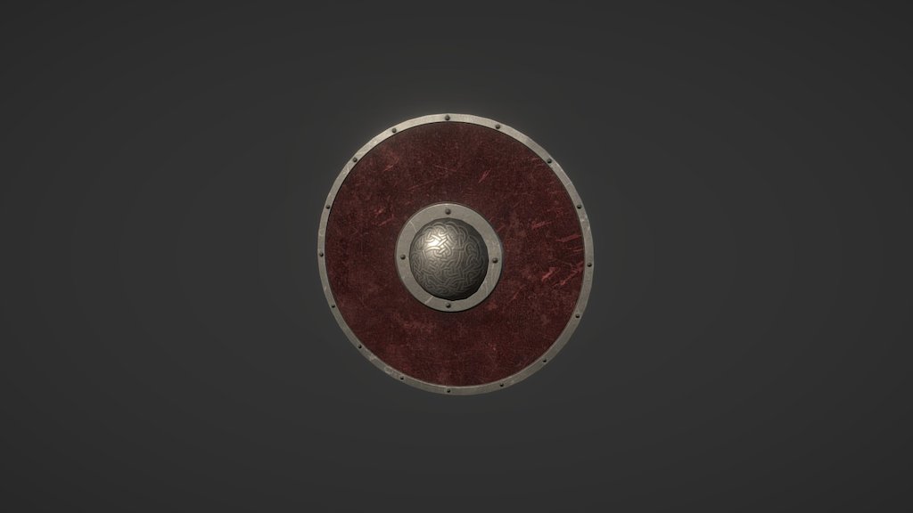 Round Shield with Boss